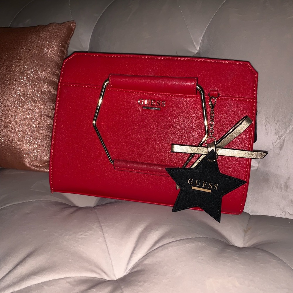 Red guess purse